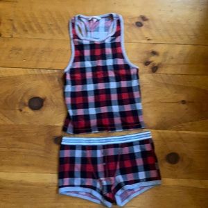 Victoria’s Secret pajama set buffalo plaid